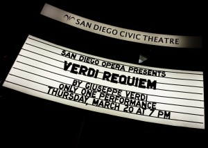 San Diego Opera presents the Verdi Requiem